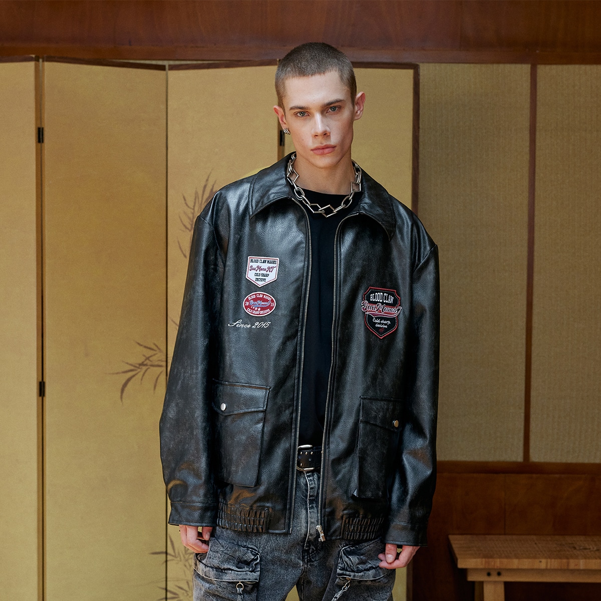 Suamoment Vintage PU Jacket — фото 2