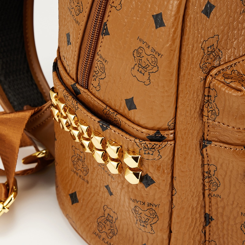 Jane Klain Vintage Bear Print Backpack — фото 3