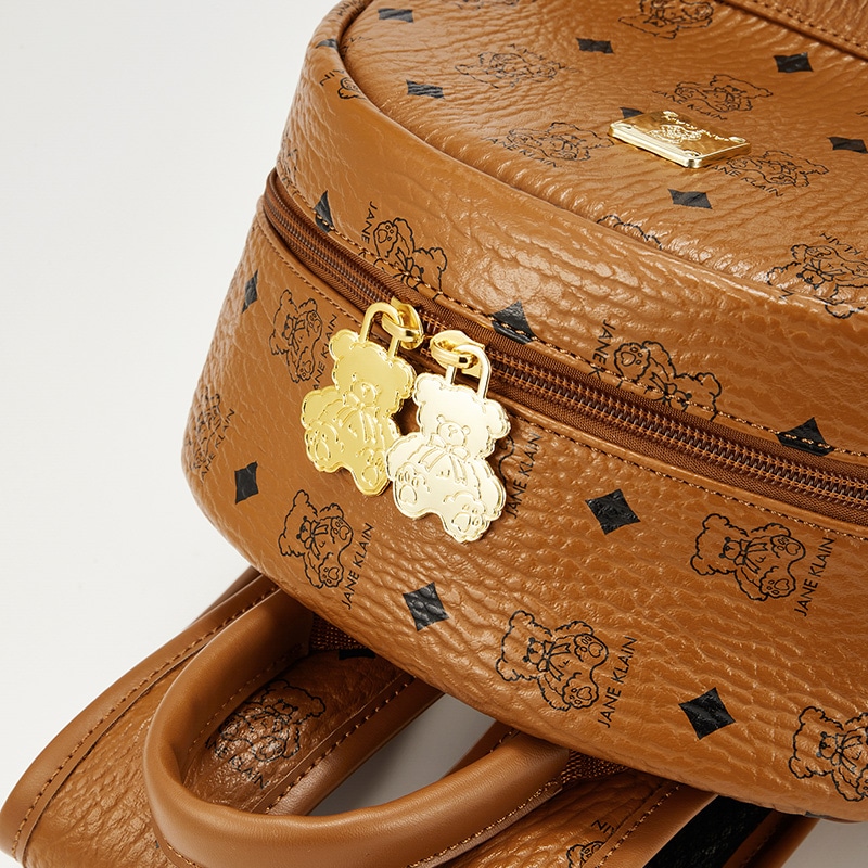 Jane Klain Vintage Bear Print Backpack — фото 2