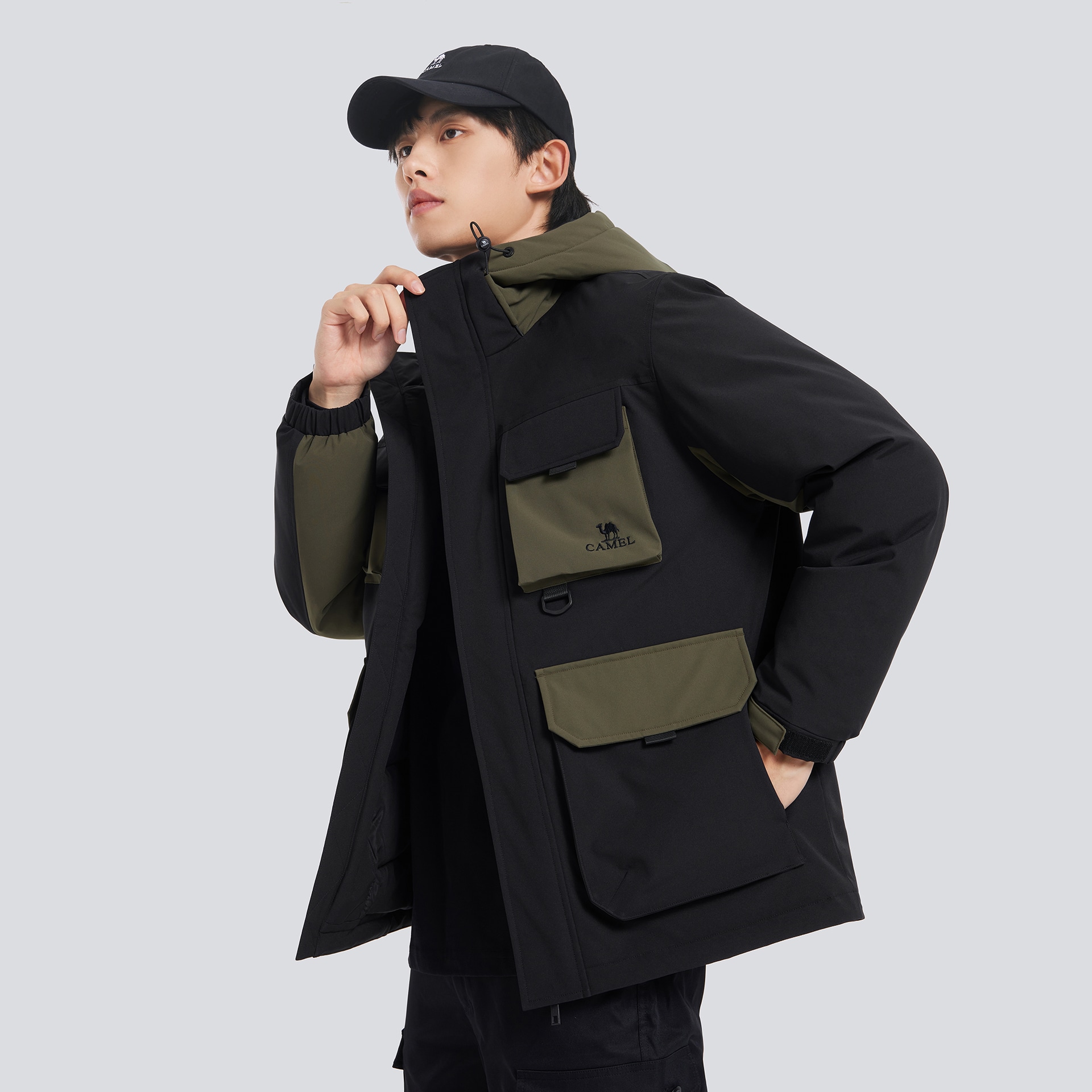 Camel Warm Fleece Series Men's Down Jacket — фото 8
