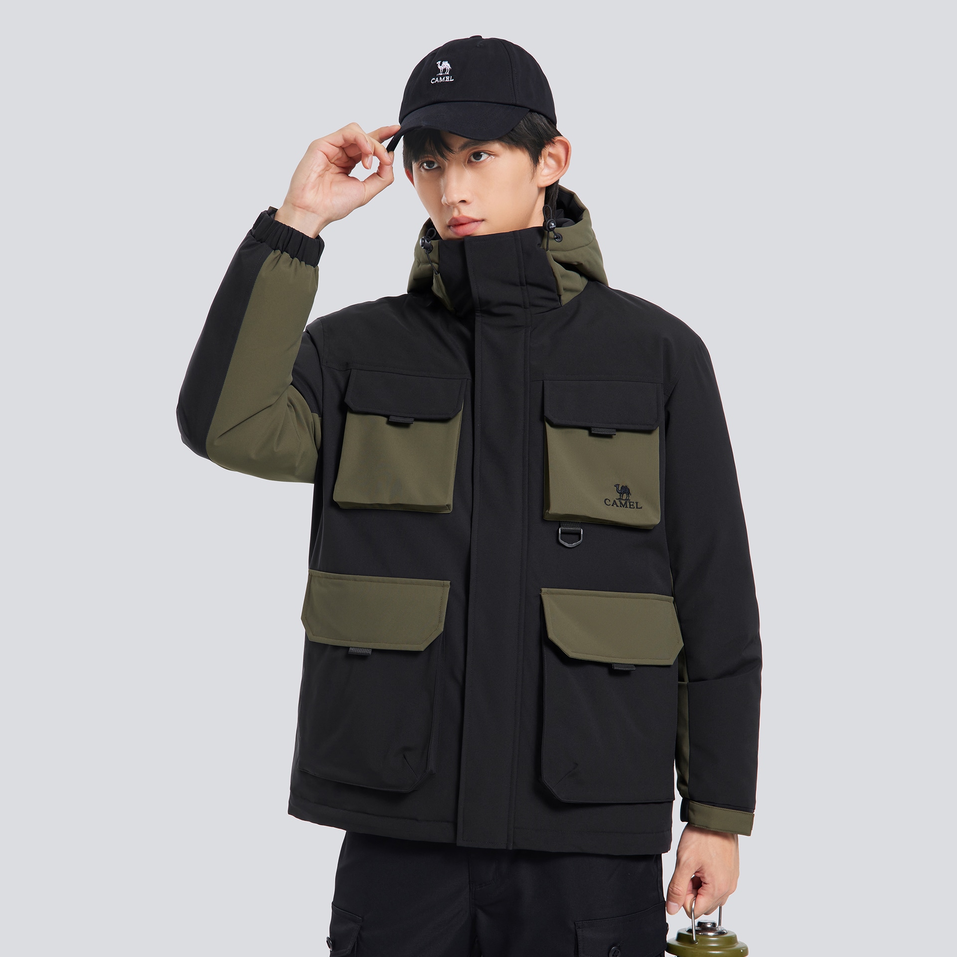 Camel Warm Fleece Series Men's Down Jacket — фото 7