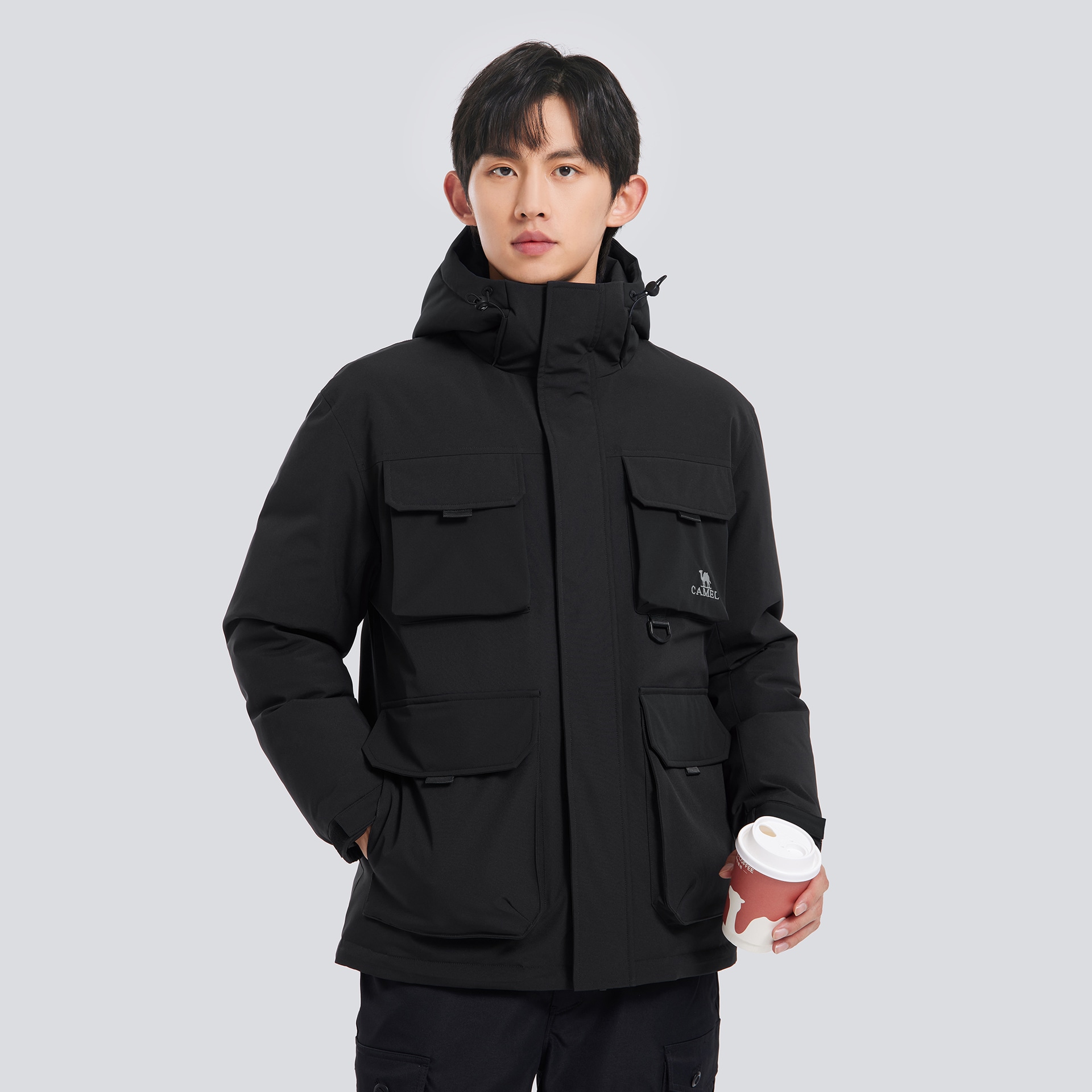 Camel Warm Fleece Series Men's Down Jacket — фото 2