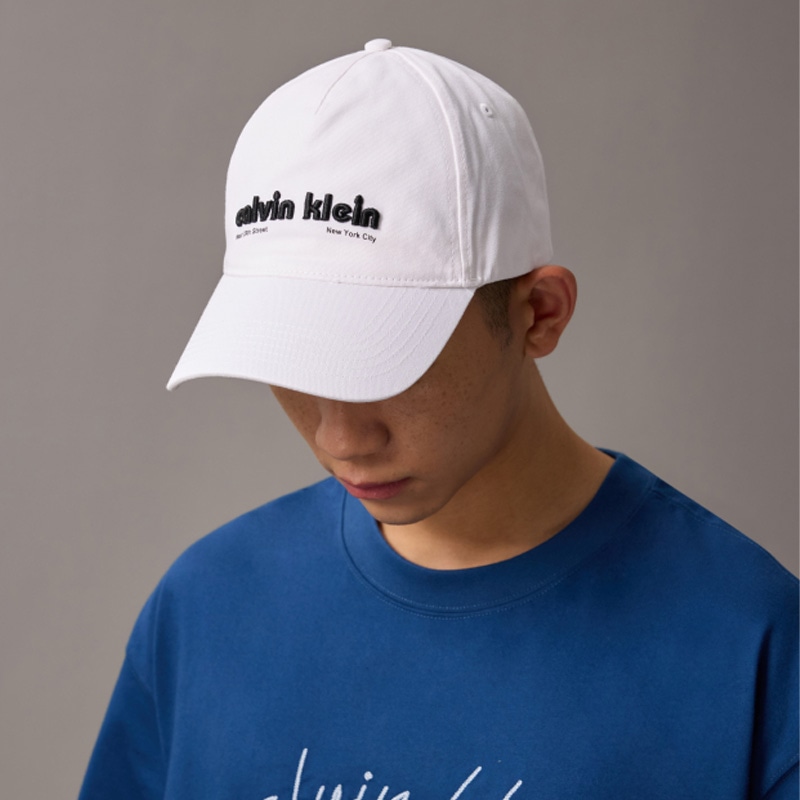 Calvin Klein Classic Embroidered Cap Moonlight White — фото 6