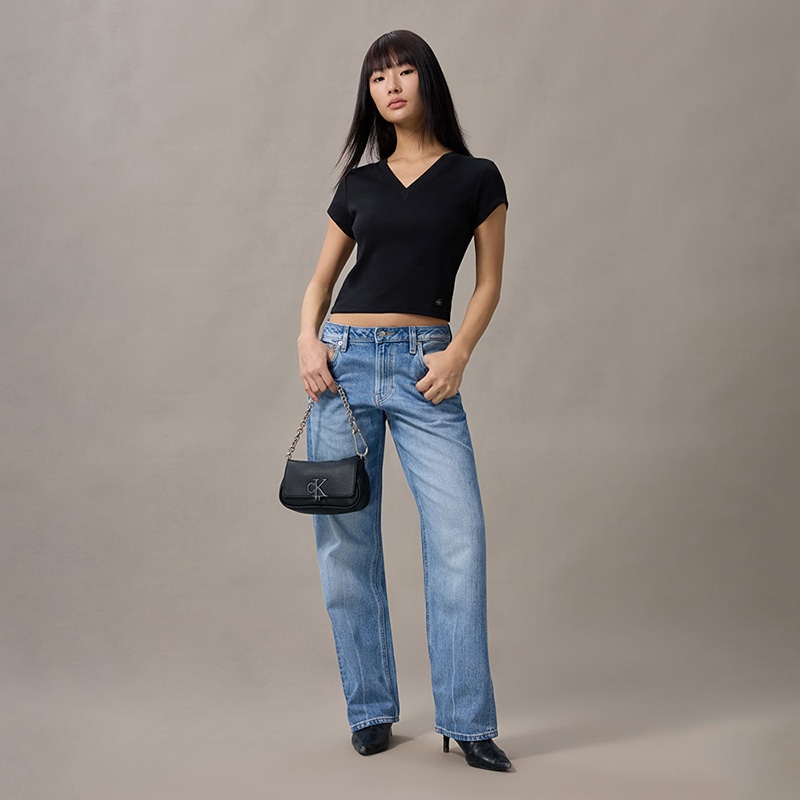 Calvin Klein Saddle Bag Black — фото 6