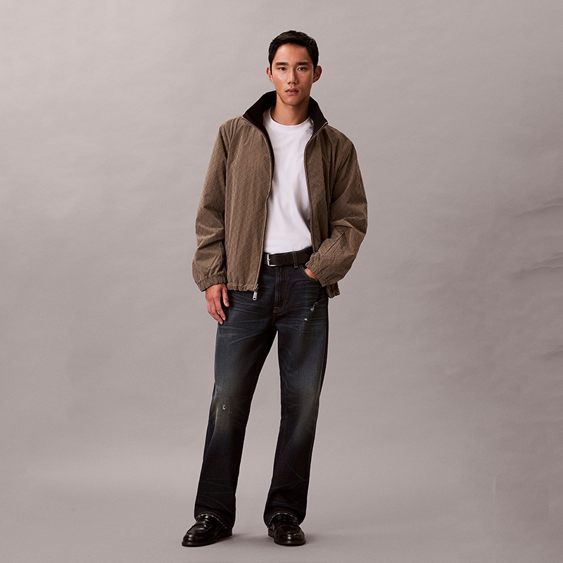 Calvin Klein Reversible Flocked Jacket — фото 7