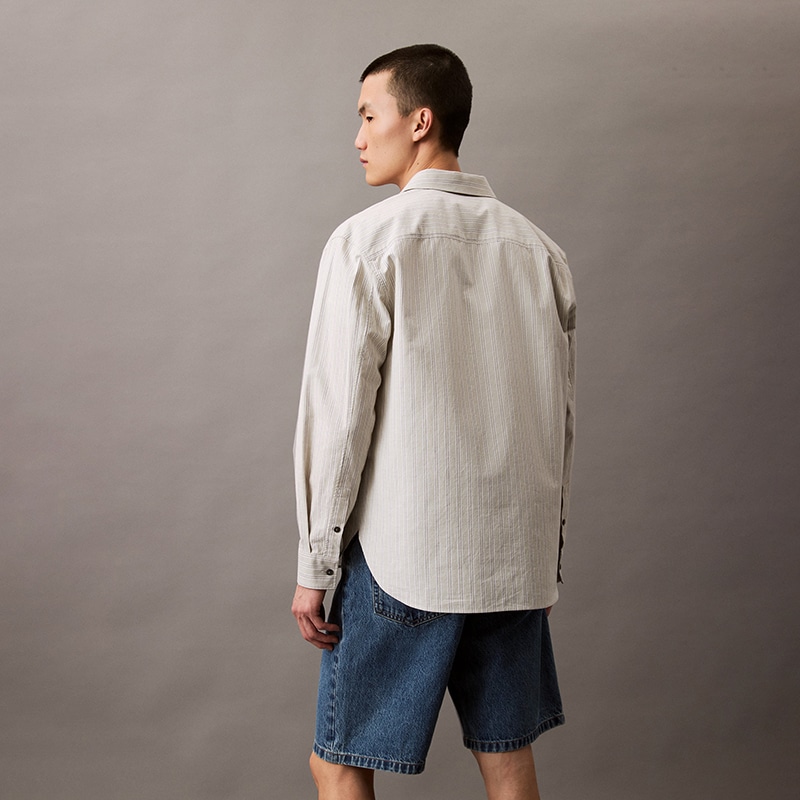 Calvin Klein U1W Light Blue Denim Shorts — фото 4
