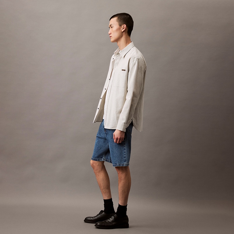 Calvin Klein U1W Light Blue Denim Shorts — фото 3