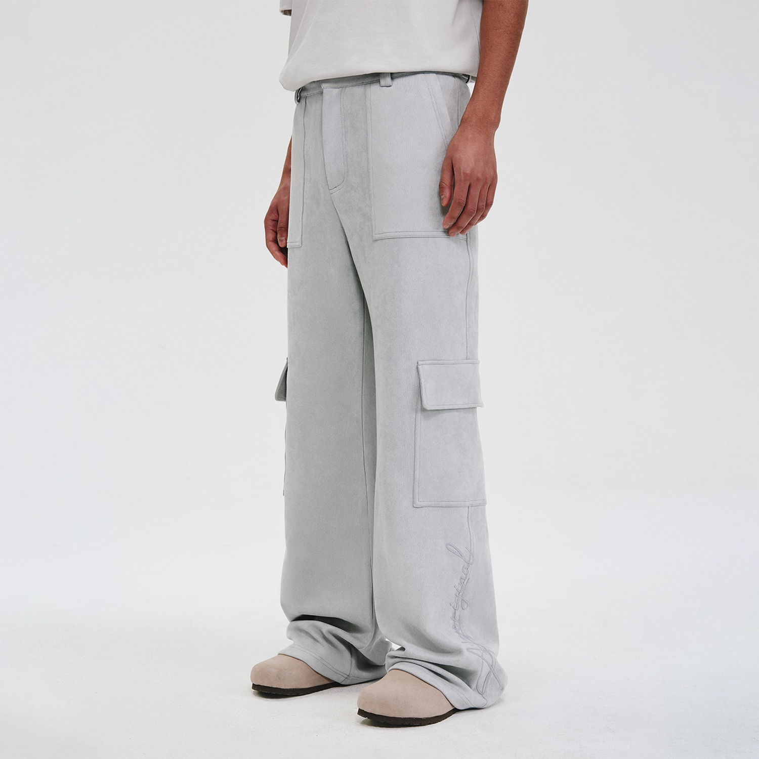 Atry Suede Embroidery Pants — фото 3
