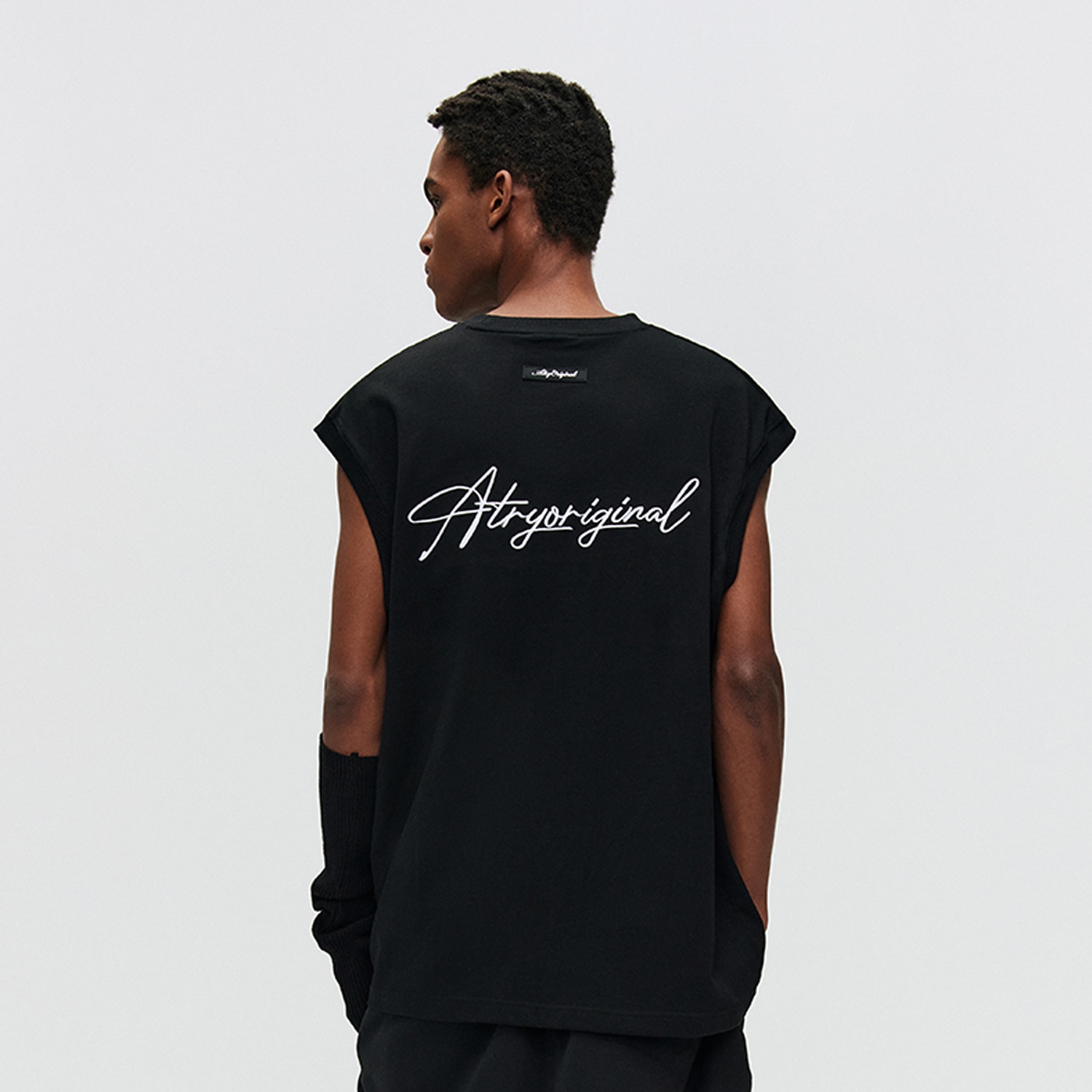Atry Logo Embroidered Sleeveless Tee — фото 10