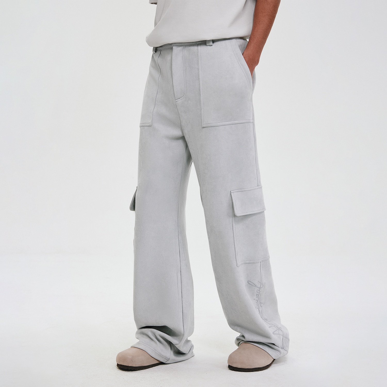 Atry Suede Embroidery Pants — фото 4