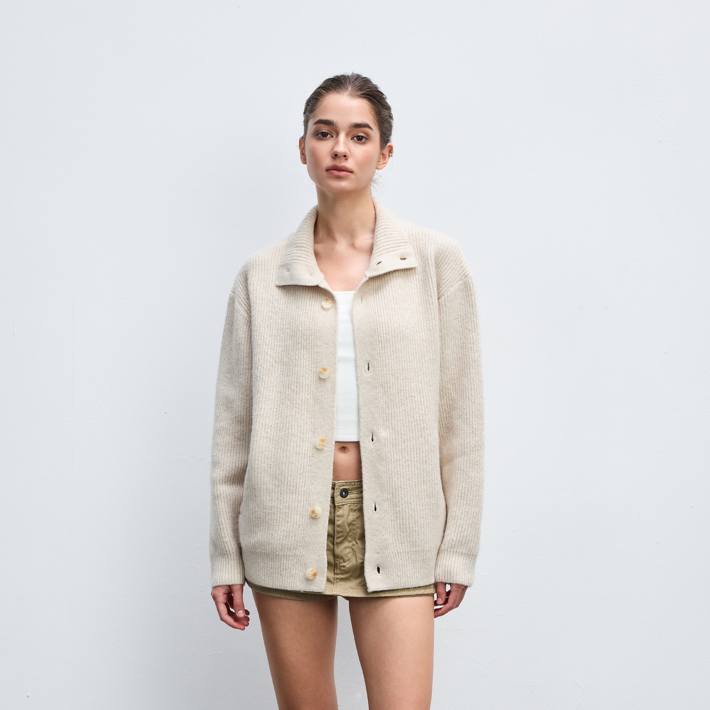 Chinism Classic Stand Collar Cardigan — фото 5