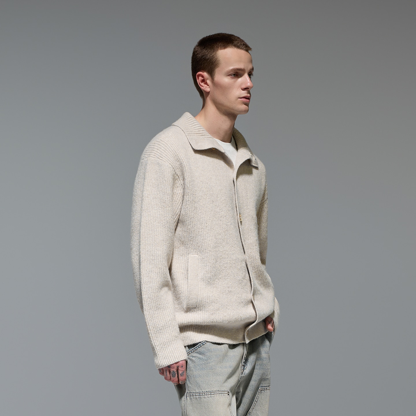 Chinism Classic Stand Collar Cardigan — фото 6