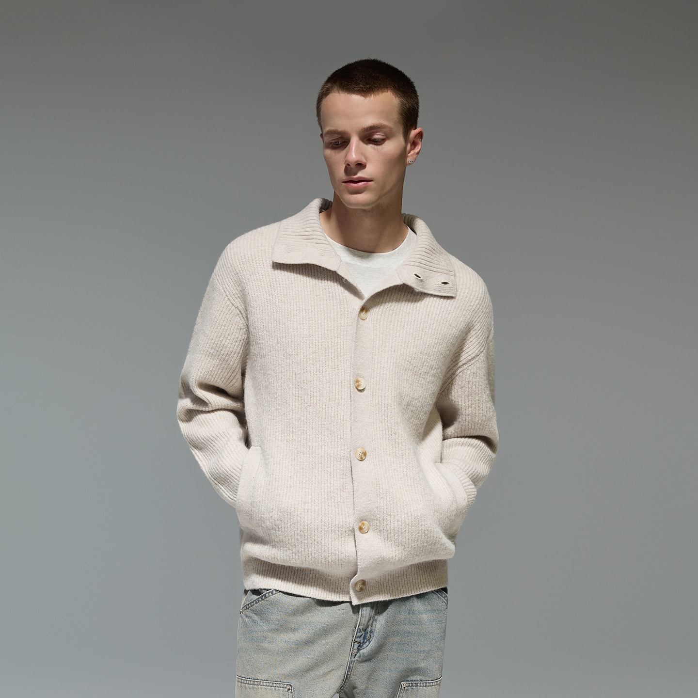 Chinism Classic Stand Collar Cardigan — фото 3