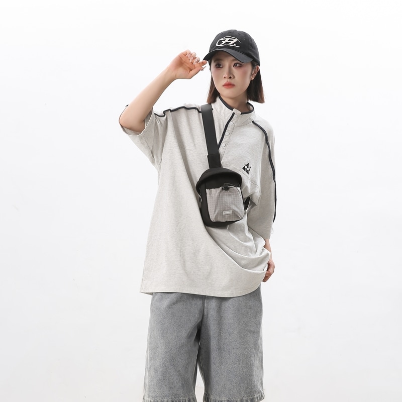 醇龙 Chunlong Casual Nylon Crossbody Bag — фото 8
