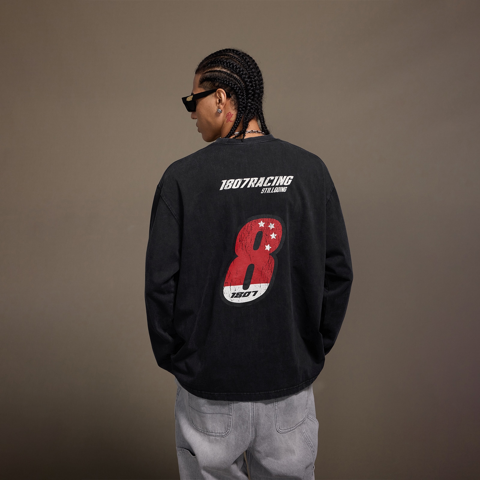 1807 Racing Patchwork Long Sleeve Tee — фото 8