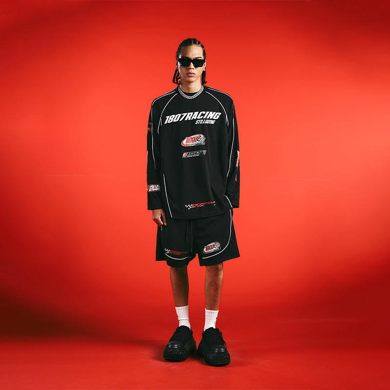 1807 Racing Patchwork Long Sleeve Tee — фото 2