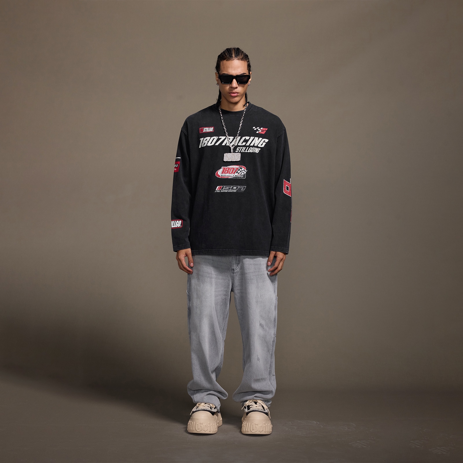 1807 Racing Patchwork Long Sleeve Tee — фото 10