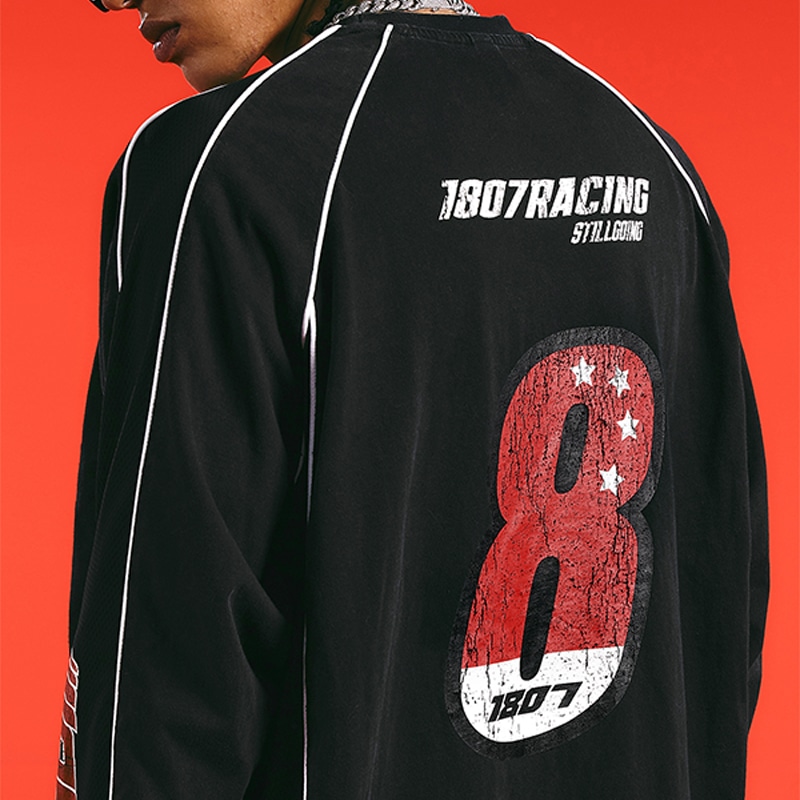 1807 Racing Patchwork Long Sleeve Tee — фото 4