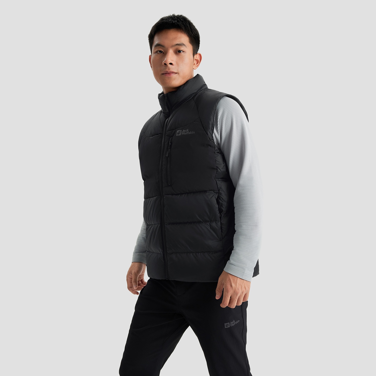 Jack Wolfskin Vest Black — фото 6