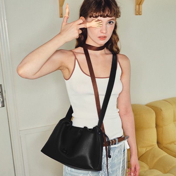 Muva Cloud Crossbody Bag Silver/Black — фото 7