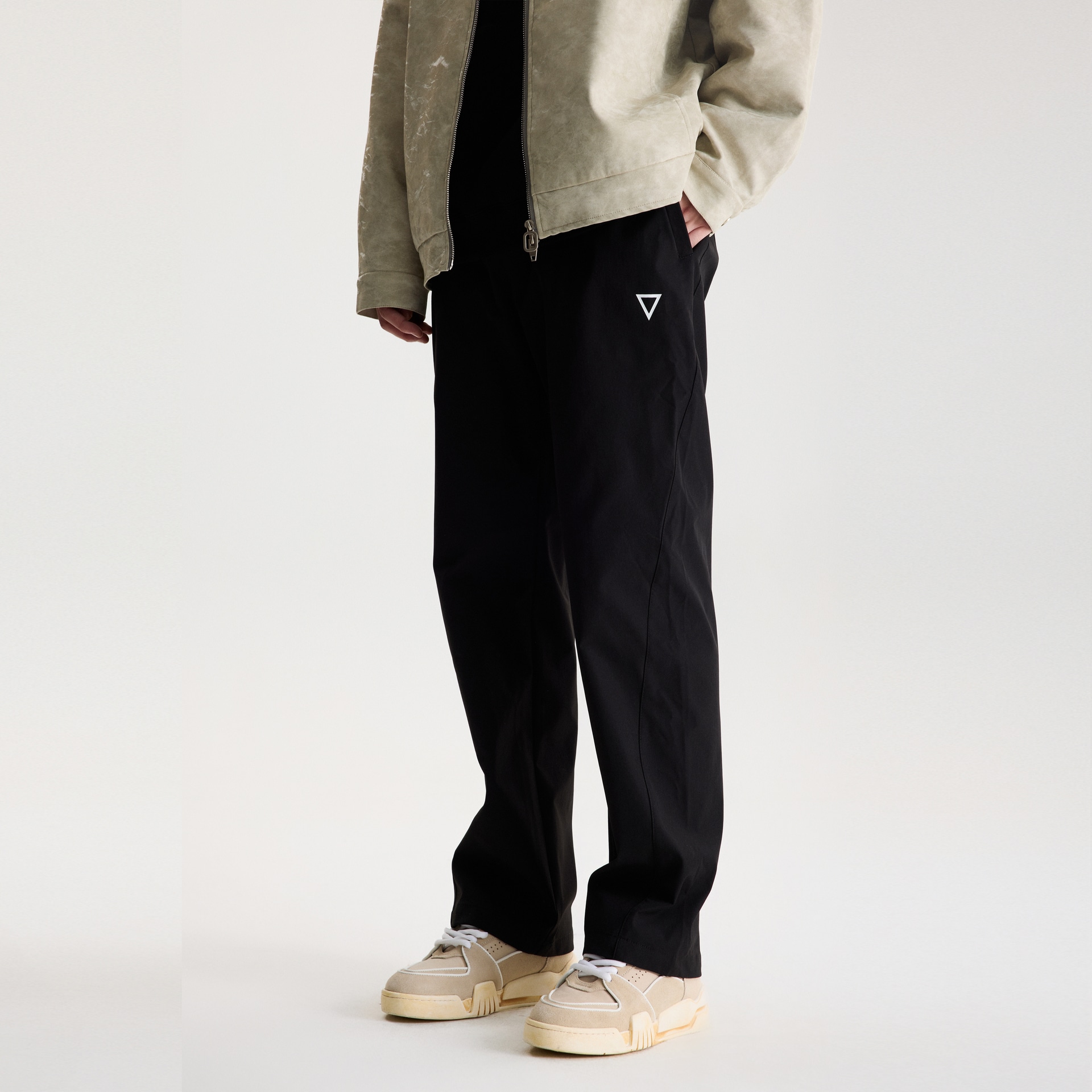 Coldstone Street Loose Straight Triangle Logo Pants — фото 4