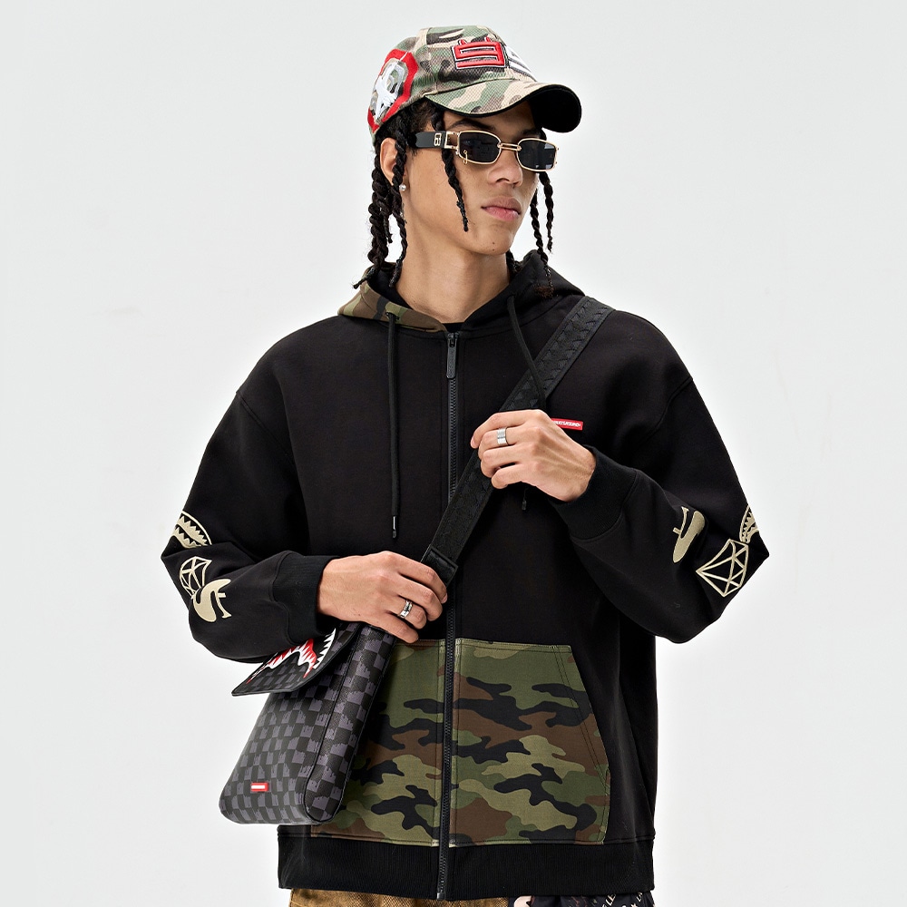 Sprayground Shark Camo Hoodie — фото 10