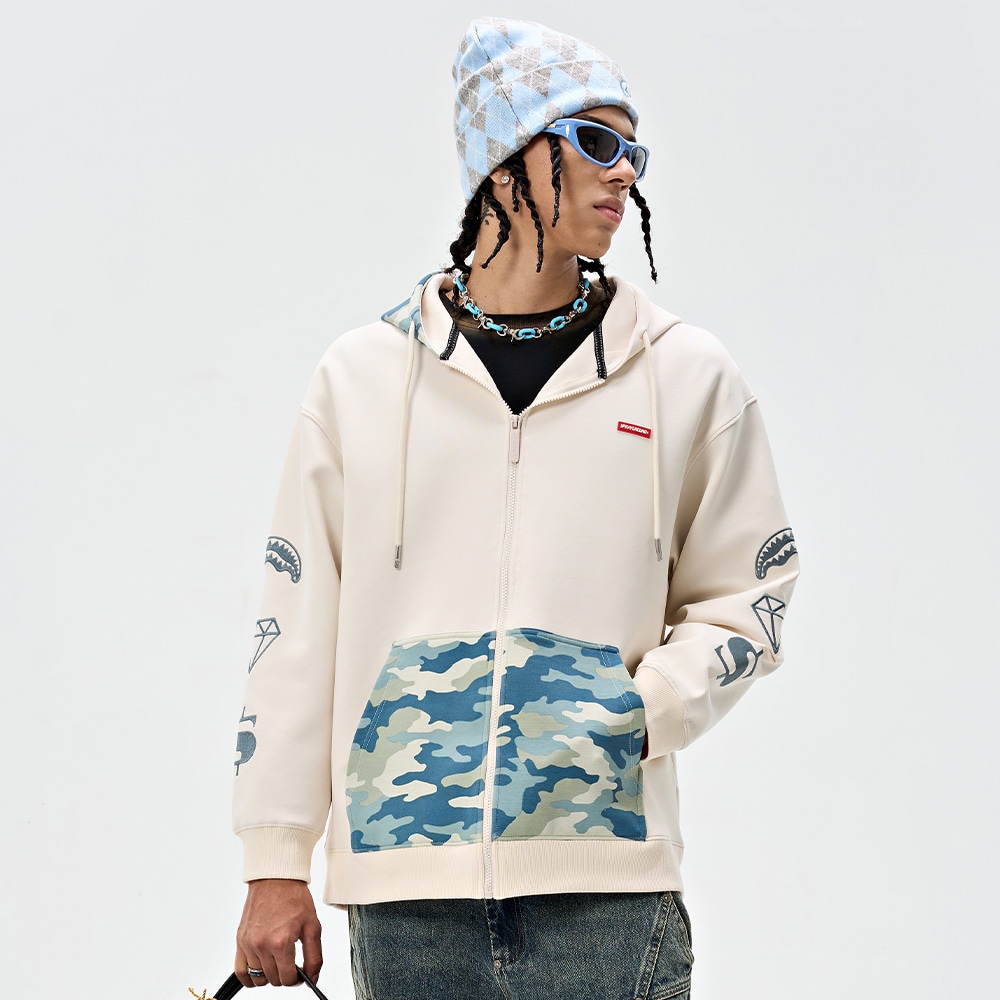 Sprayground Shark Camo Hoodie — фото 9