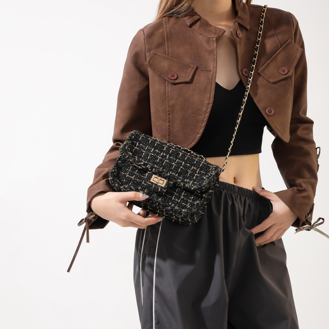 捷朗仕 Jielangshi Chain Shoulder Bag — фото 5