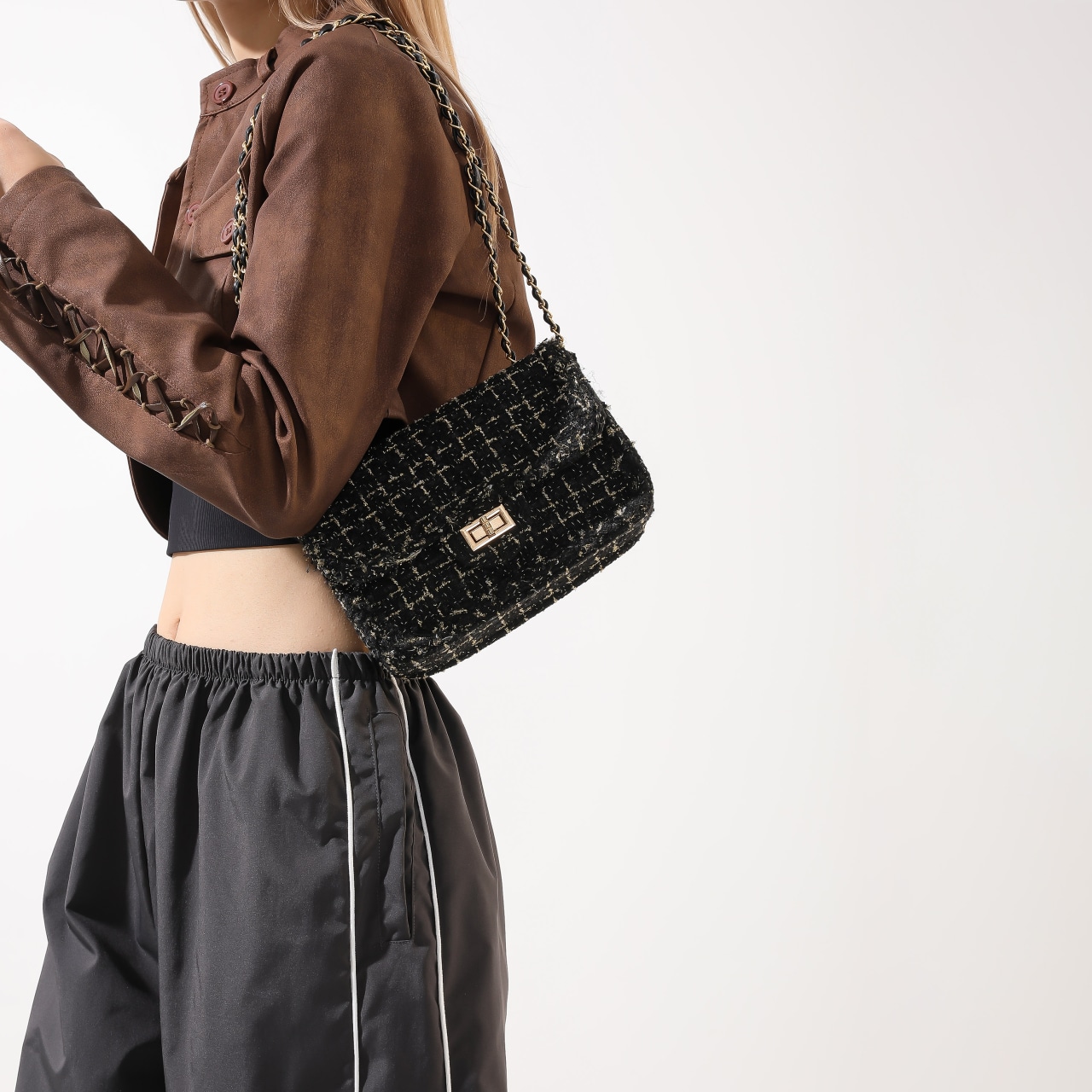 捷朗仕 Jielangshi Chain Shoulder Bag — фото 3