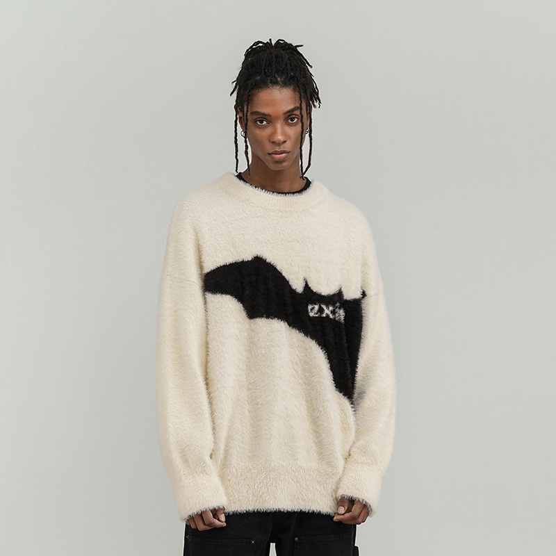 Black Of Exit Geometric Crewneck Sweater — фото 1