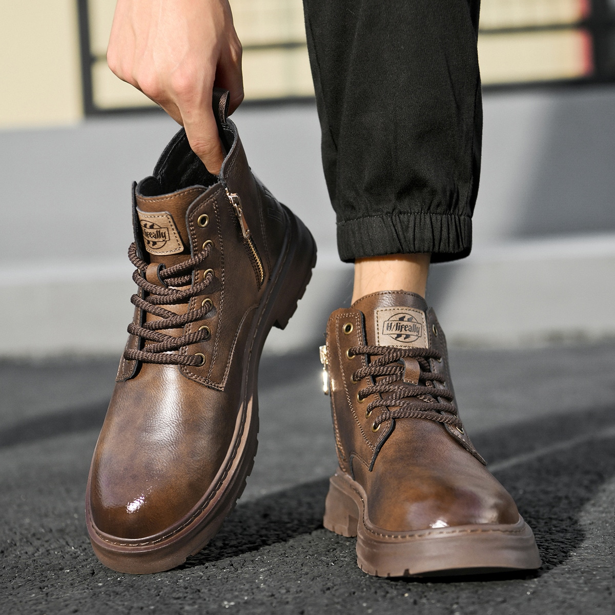 Hla PU Ankle Boots — фото 11