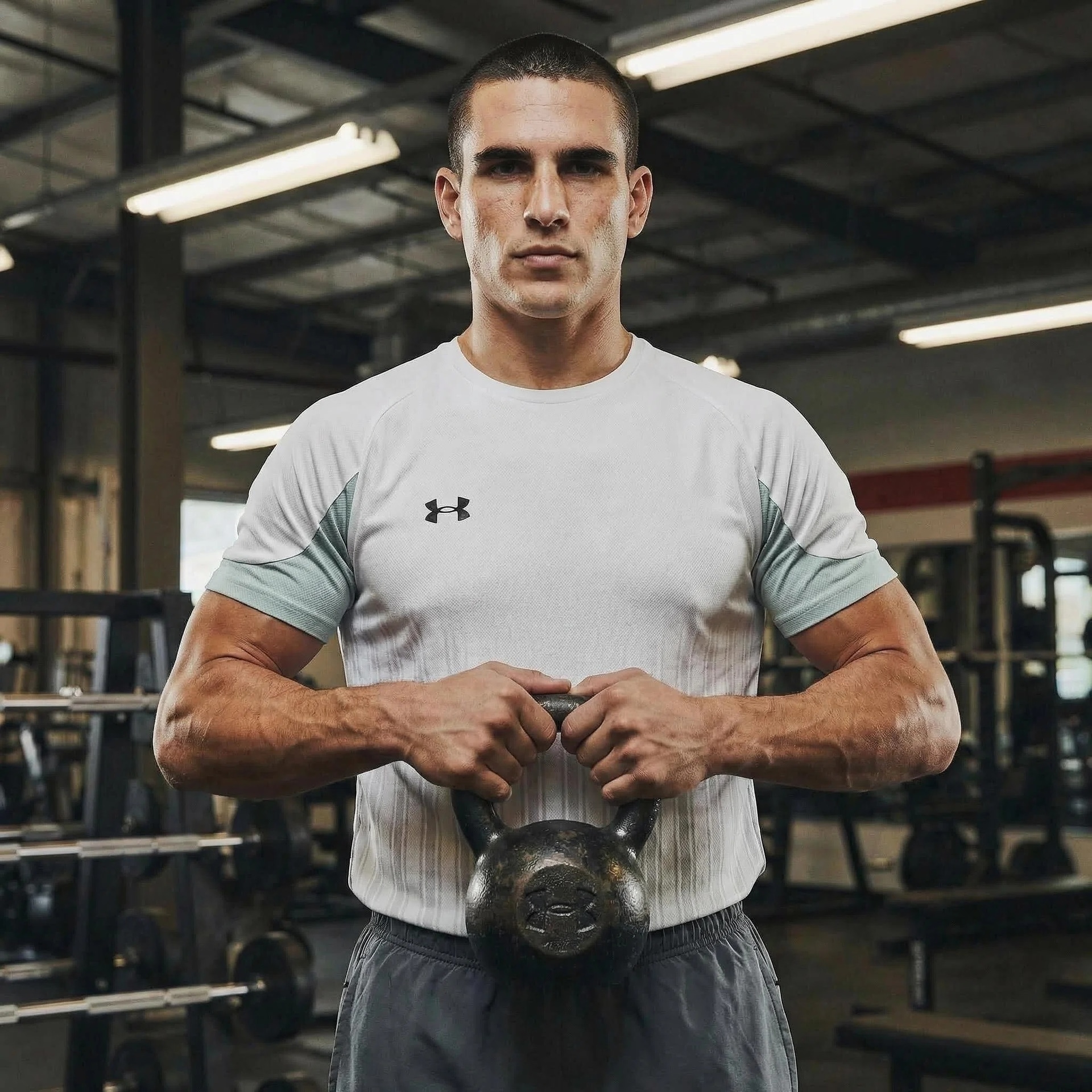 Under Armour Logo Print T-Shirt — фото 6