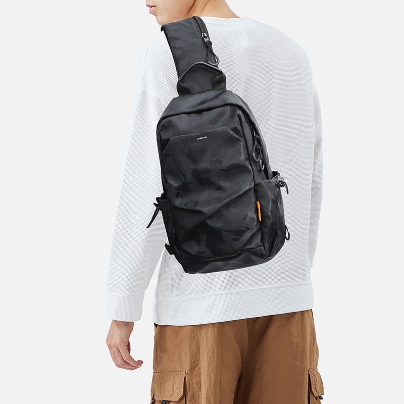 Landcase Crossbody Bag Black/Camo Black — фото 5