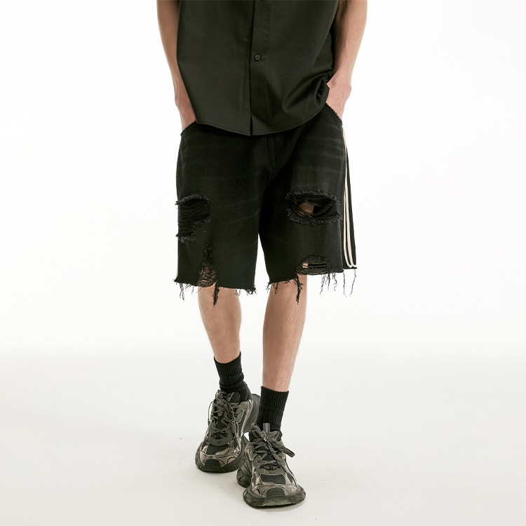 Imxs Denim Shorts Black — фото 3