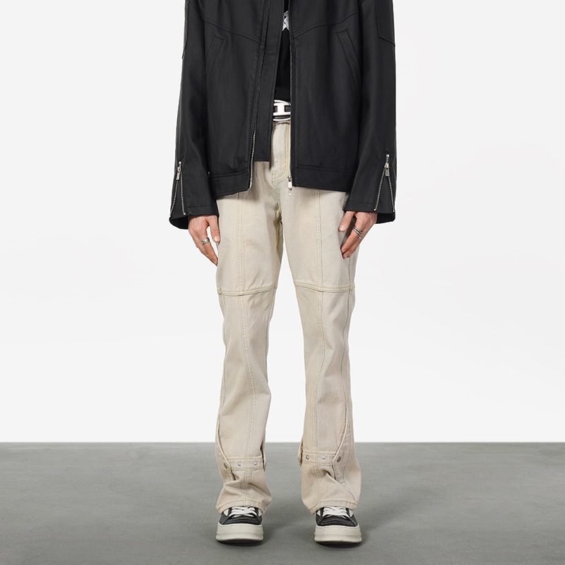 Coolalpaca Classic Button Flared Jeans — фото 9