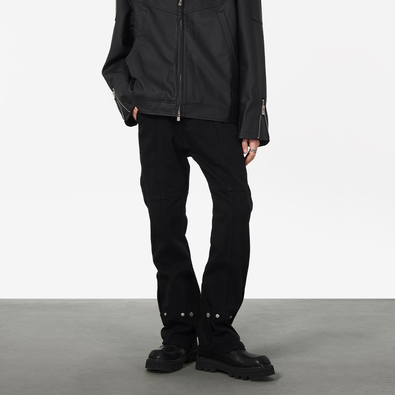 Coolalpaca Classic Button Flared Jeans — фото 3