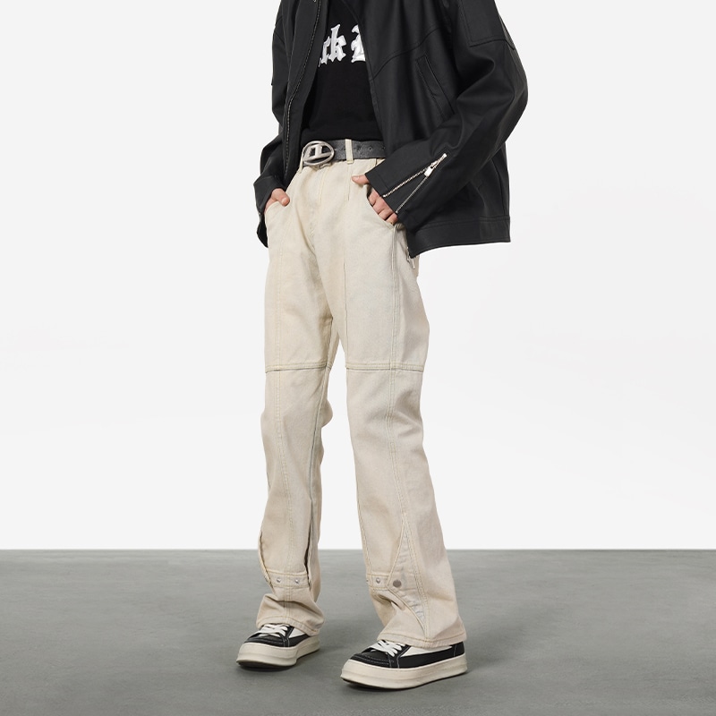 Coolalpaca Classic Button Flared Jeans — фото 8