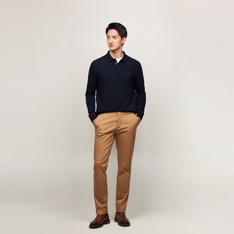 Tommy Hilfiger Long Sleeve Polo — фото 4