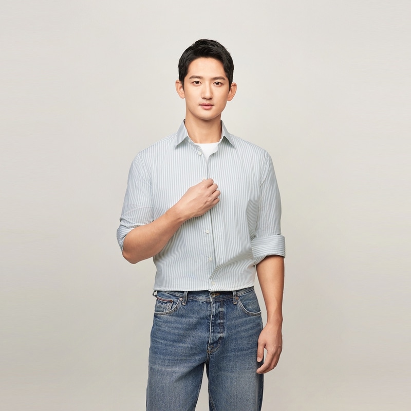 Tommy Hilfiger Striped Long Sleeve Shirt — фото 10