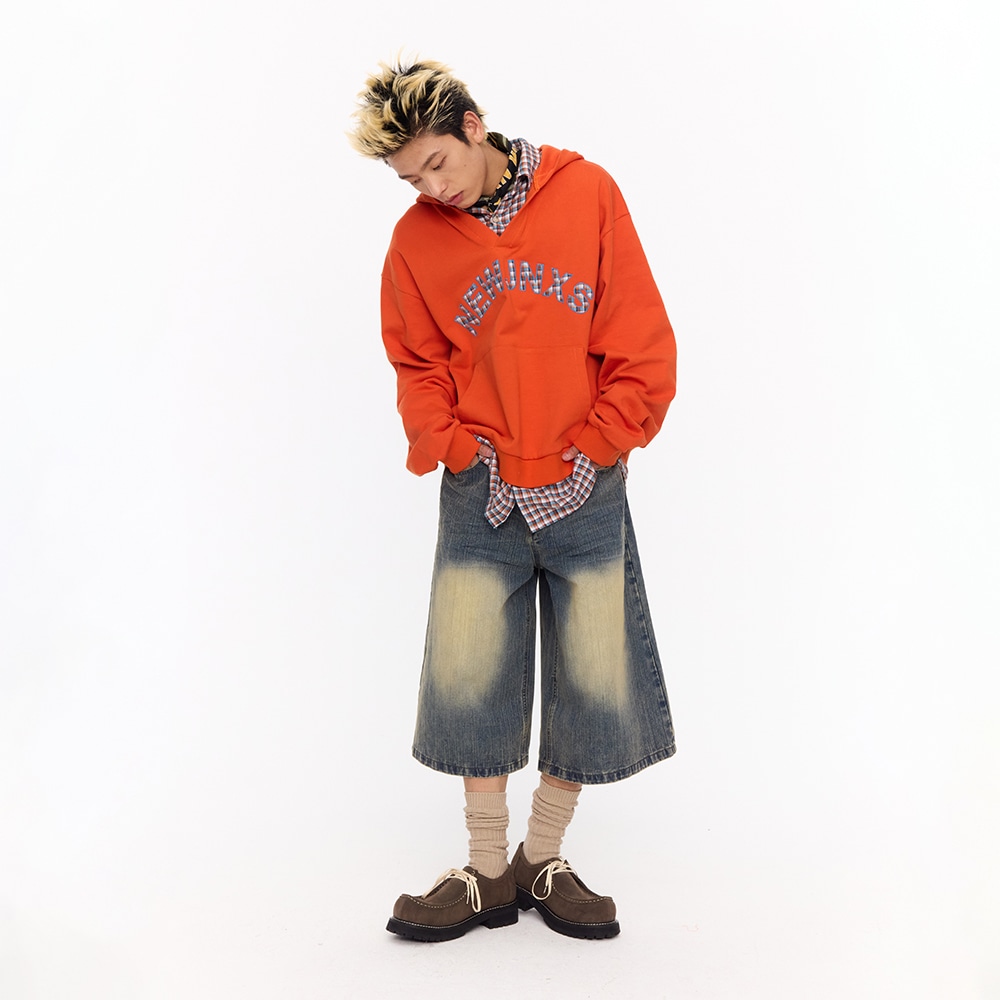 江南先生 Mr. Jiangnan Vintage Patchwork Hoodie — фото 6