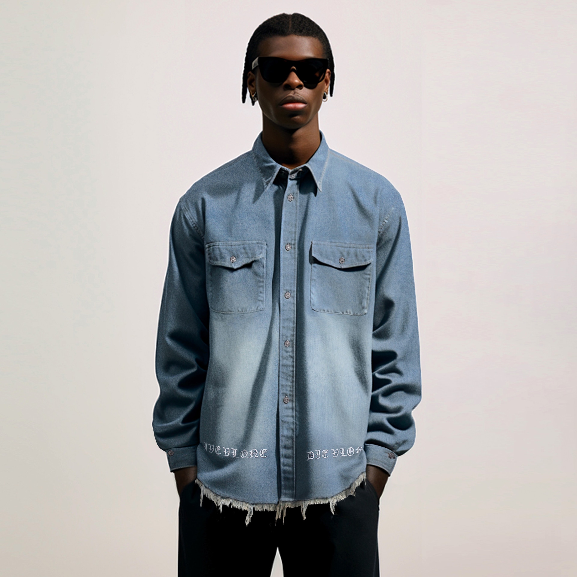 Vlone Denim Shirt — фото 6