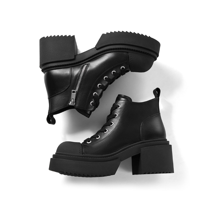 Cherykally Thick Sole Ankle Boots 7.5cm — фото 3