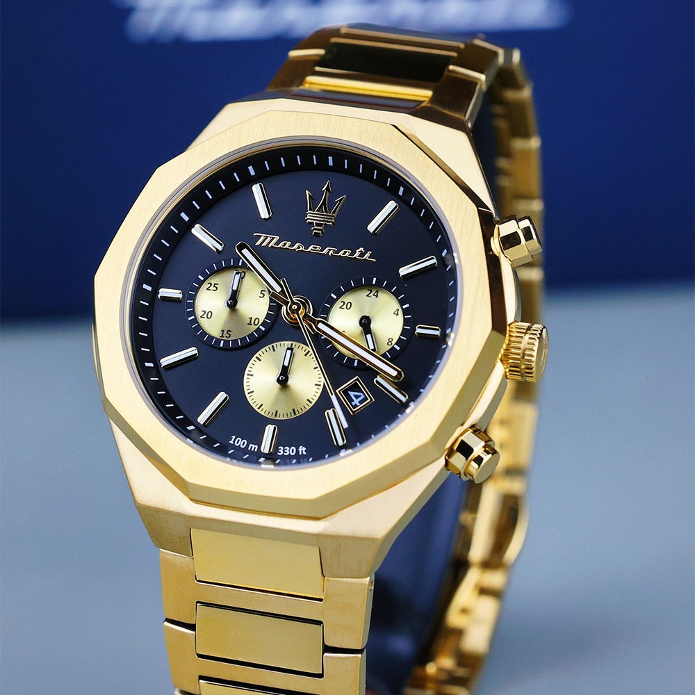 Maserati Black Gold Chronograph — фото 5