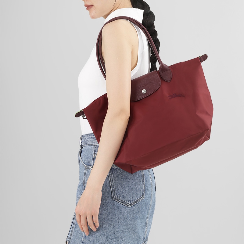 Longchamp Le Pliage Green Tote — фото 9