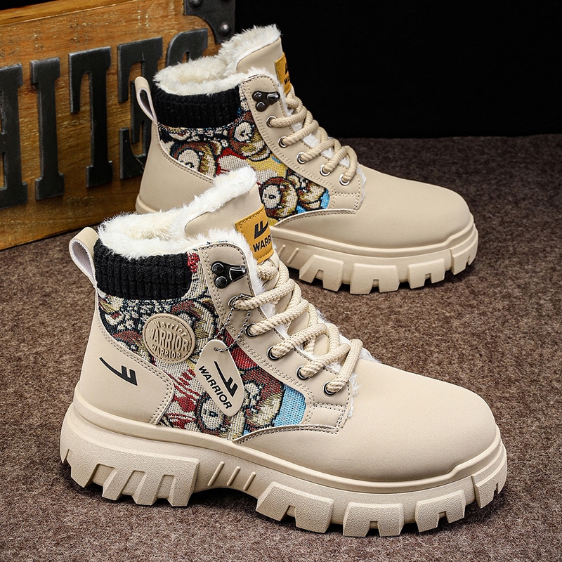 Warrior Martin Boots Beige Black — фото 4