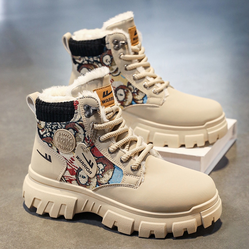 Warrior Martin Boots Beige Black — фото 7