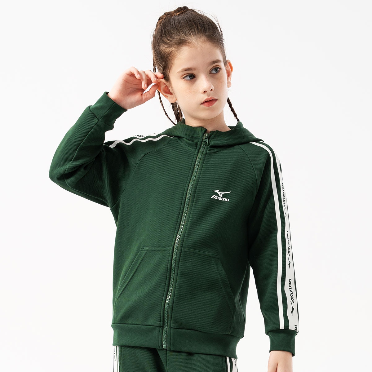 Mizuno Kids Hoodie Jacket — фото 8