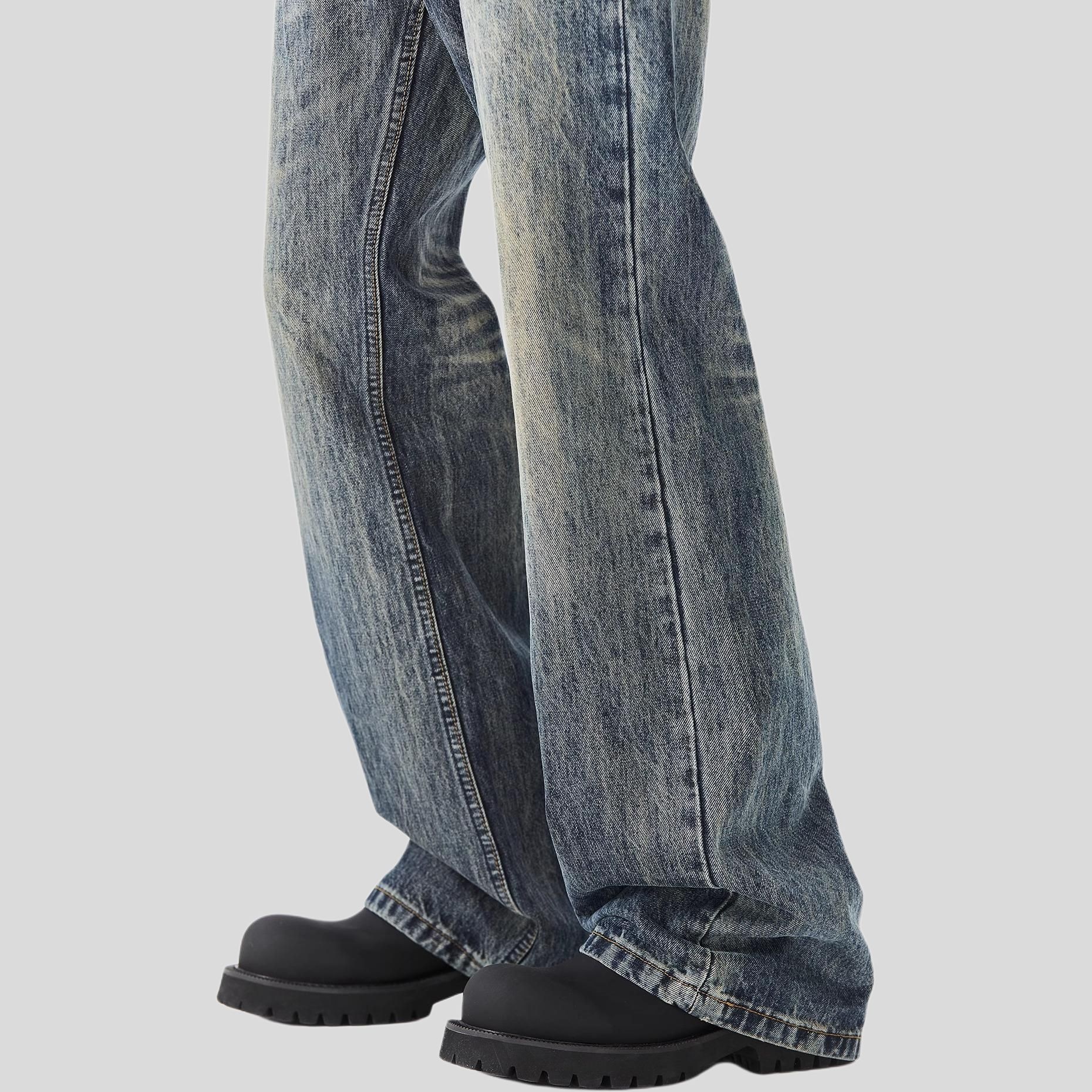 All In Straight Leg Jeans Retro Blue — фото 3