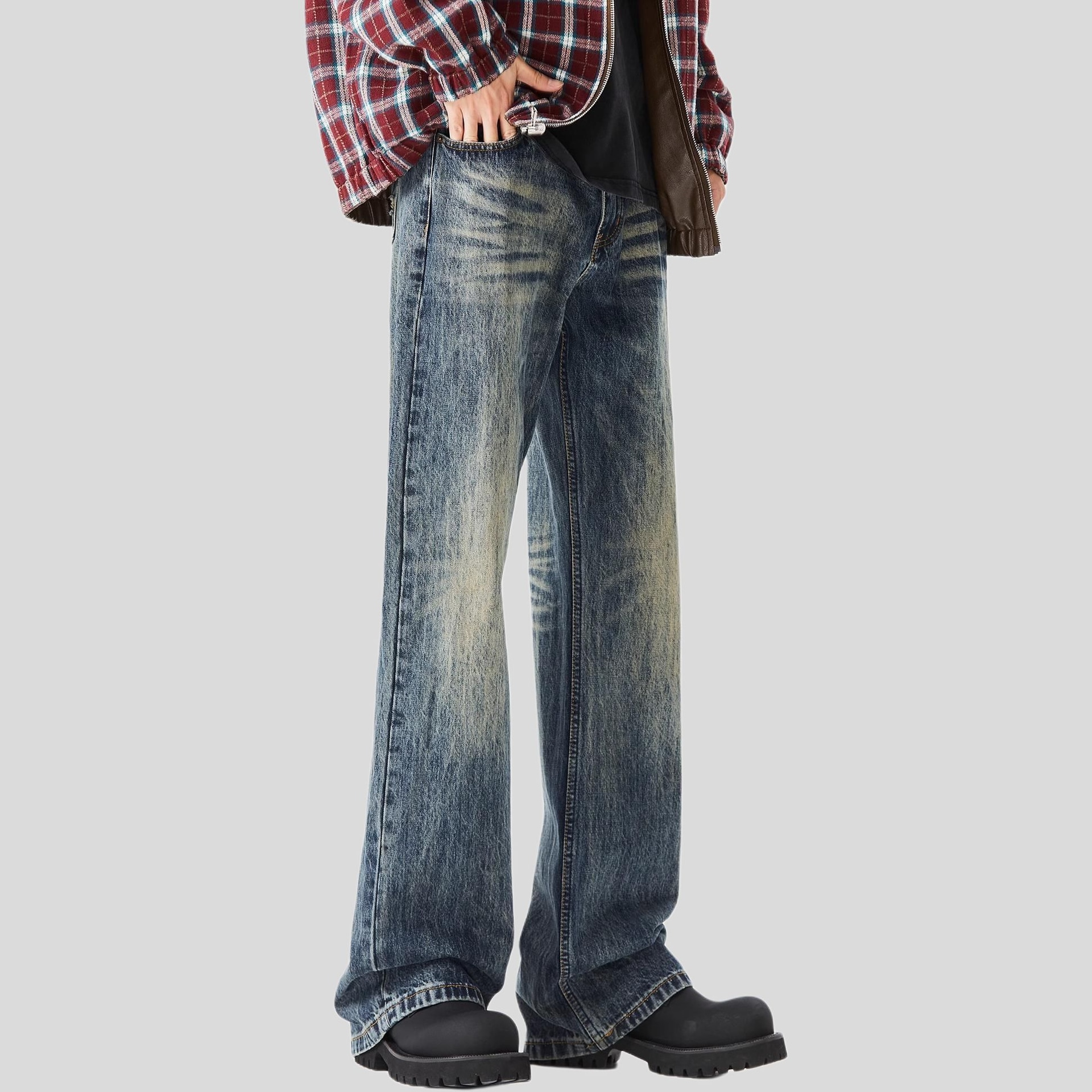 All In Straight Leg Jeans Retro Blue — фото 2