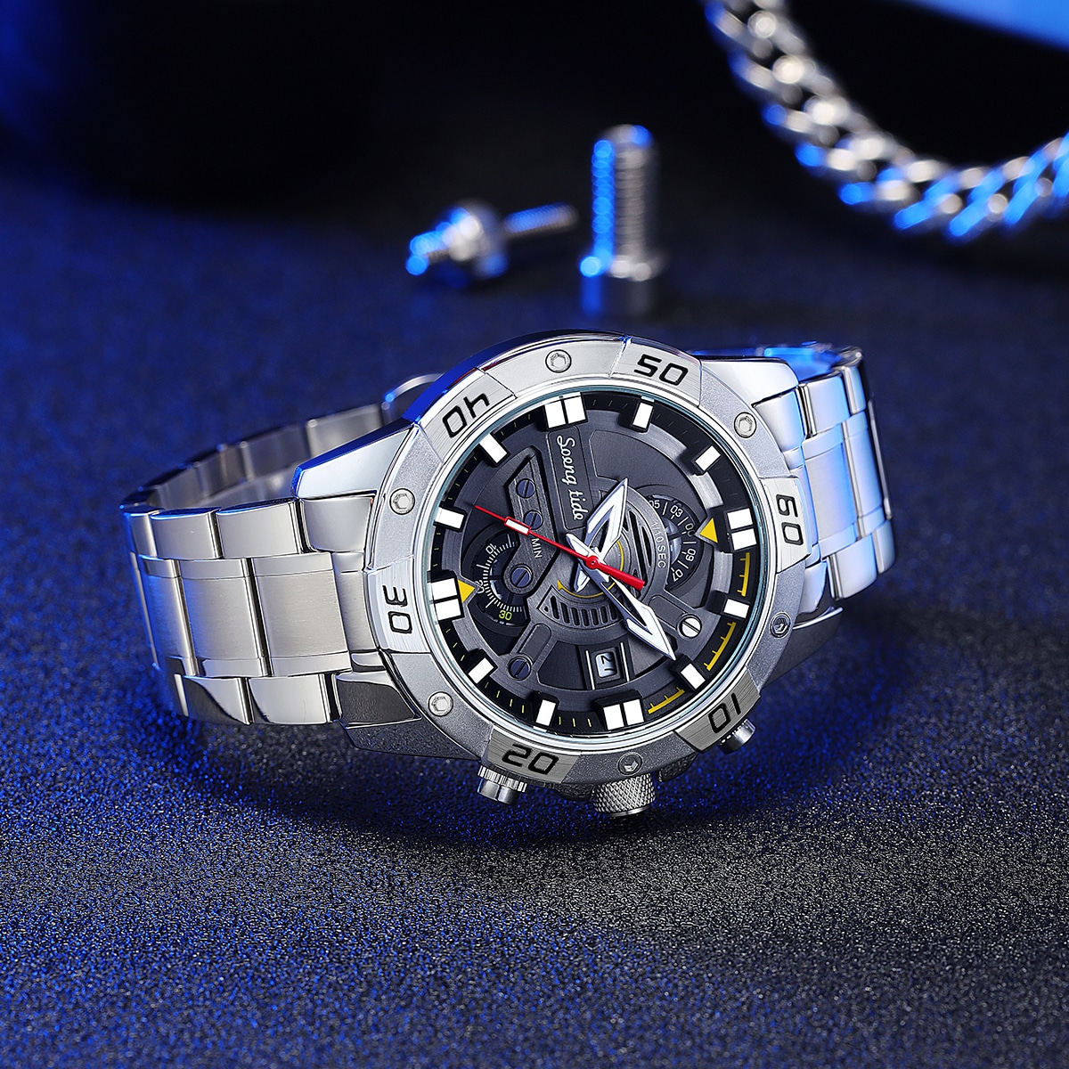 商玺/Soeng tide Soeng Tide U Series Trident Chronograph — фото 4